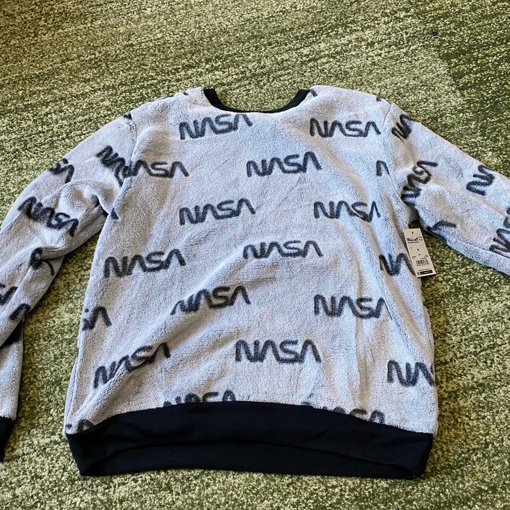fuzzy nasa crewneck
